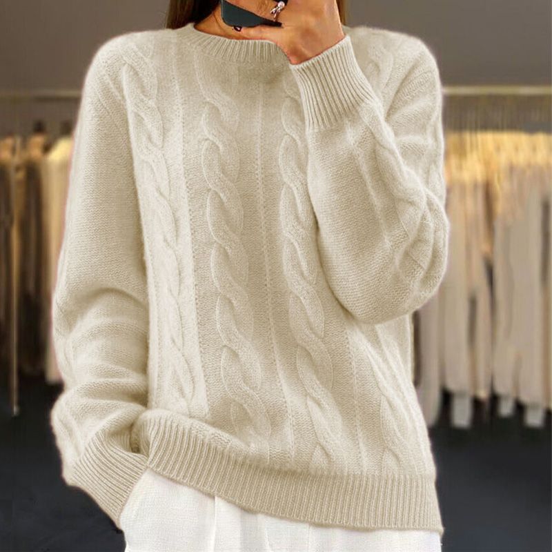 Marleen | Gebreide trui met oversized pasvorm voor dames